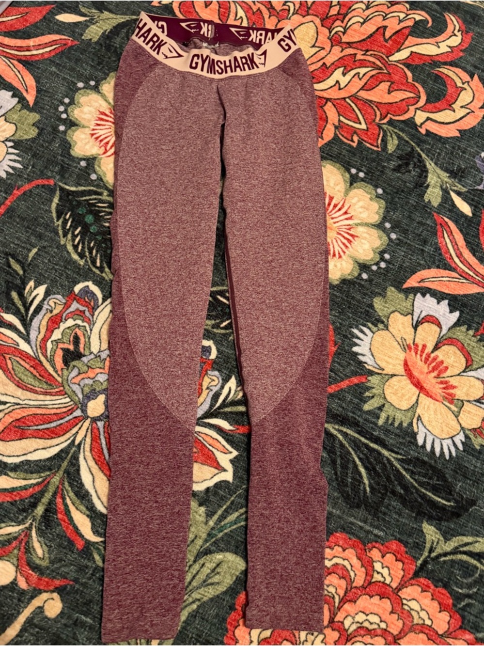 Gymshark Purple Marl Contour Leggings Womens Small